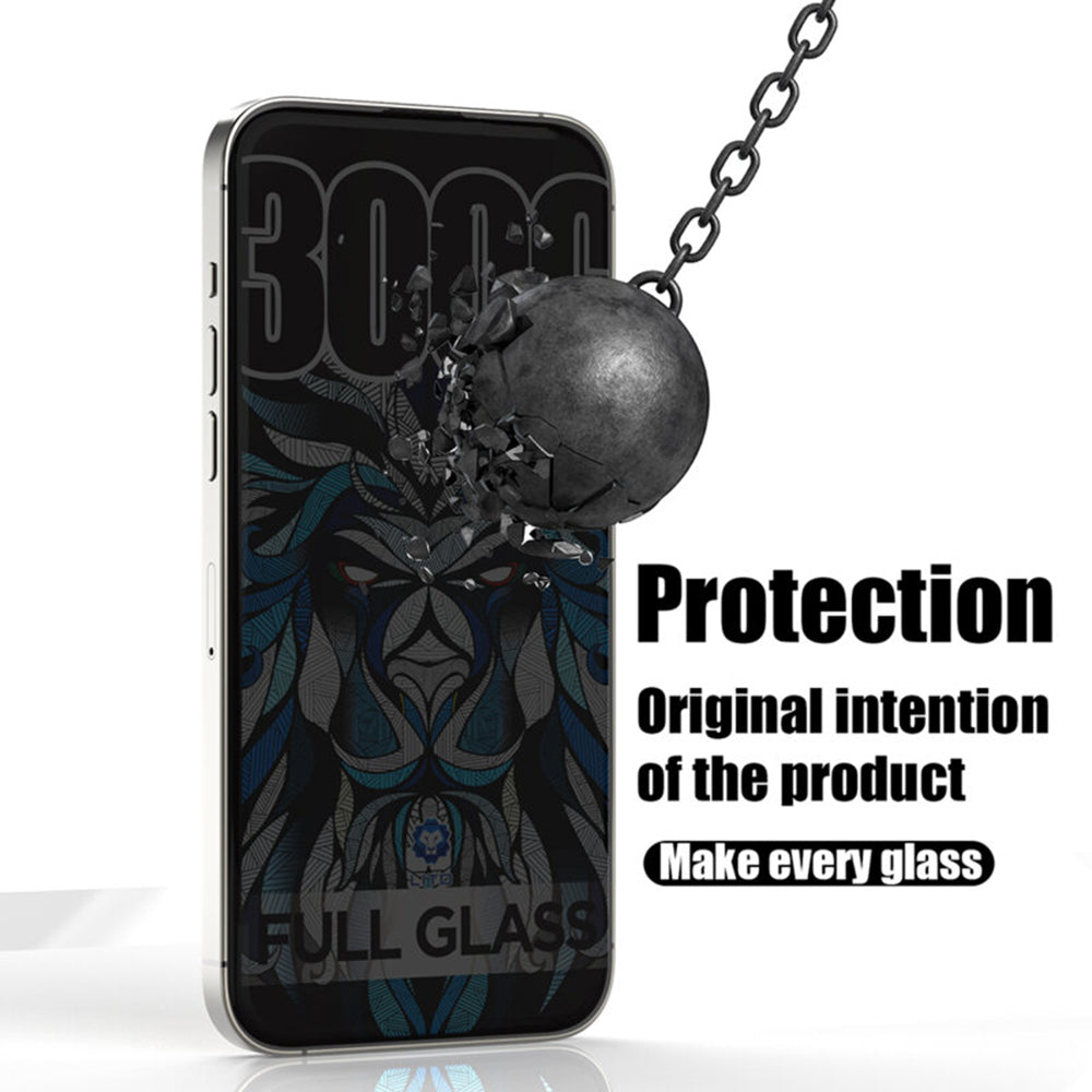 Schutzfolie Privacy Lito D+ Max 300C für Apple iPhone 17 Pro Max, Gehärtetes Glas, Vollverklebung