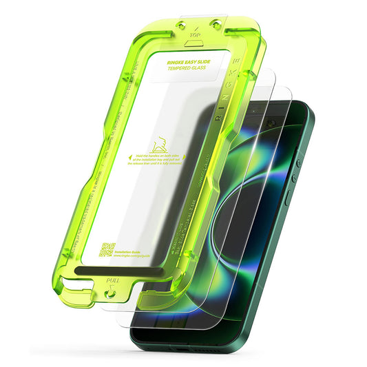Film de protection d'écran Ringke Easy Slide pour Xiaomi 17 Ultra, Verre trempé, Collage intégral, Lot de 2 pièces