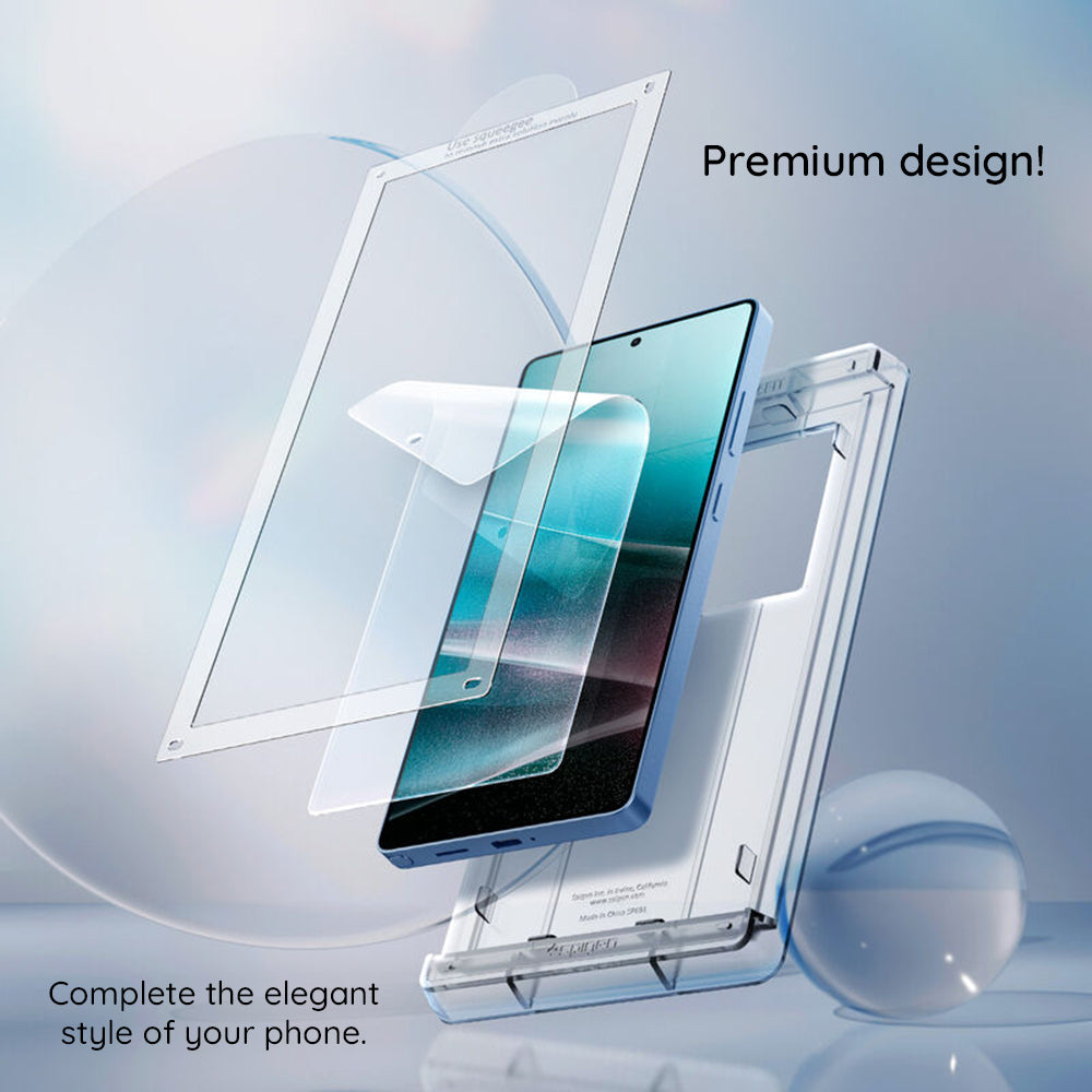 Pellicola protettiva per schermo Spigen Elite Shield EZ FIT HD per Samsung Galaxy S25+ S936, Plastica AFL09087