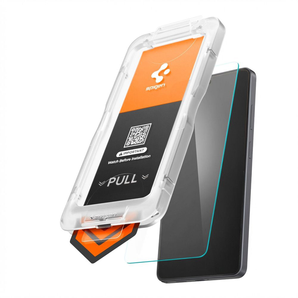 Pellicola protettiva Schermo Spigen GlastR EZ FIT Pro HD per Samsung Galaxy S26 Plus S947, Vetro Temperato, Full Glue AGL11086