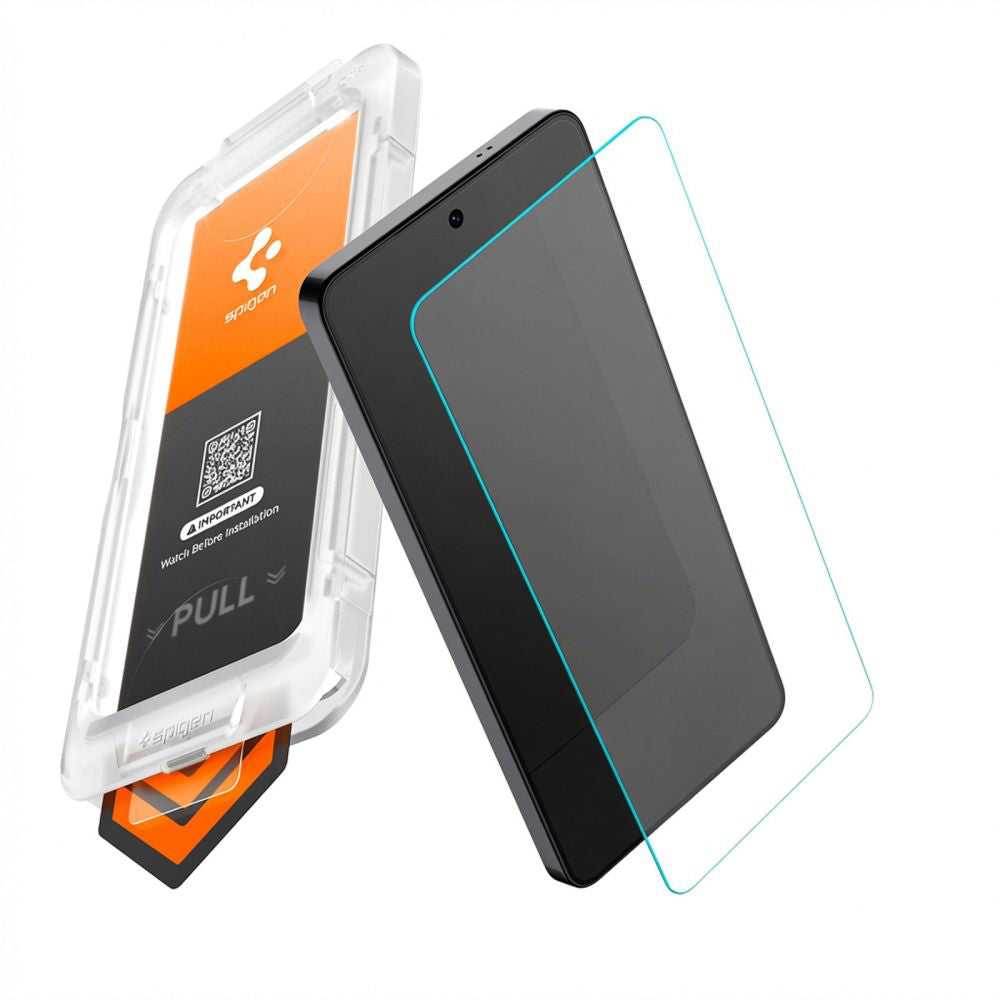 Pellicola protettiva Schermo Spigen GlastR EZ FIT Pro HD per Samsung Galaxy S26 Plus S947, Vetro Temperato, Full Glue AGL11086