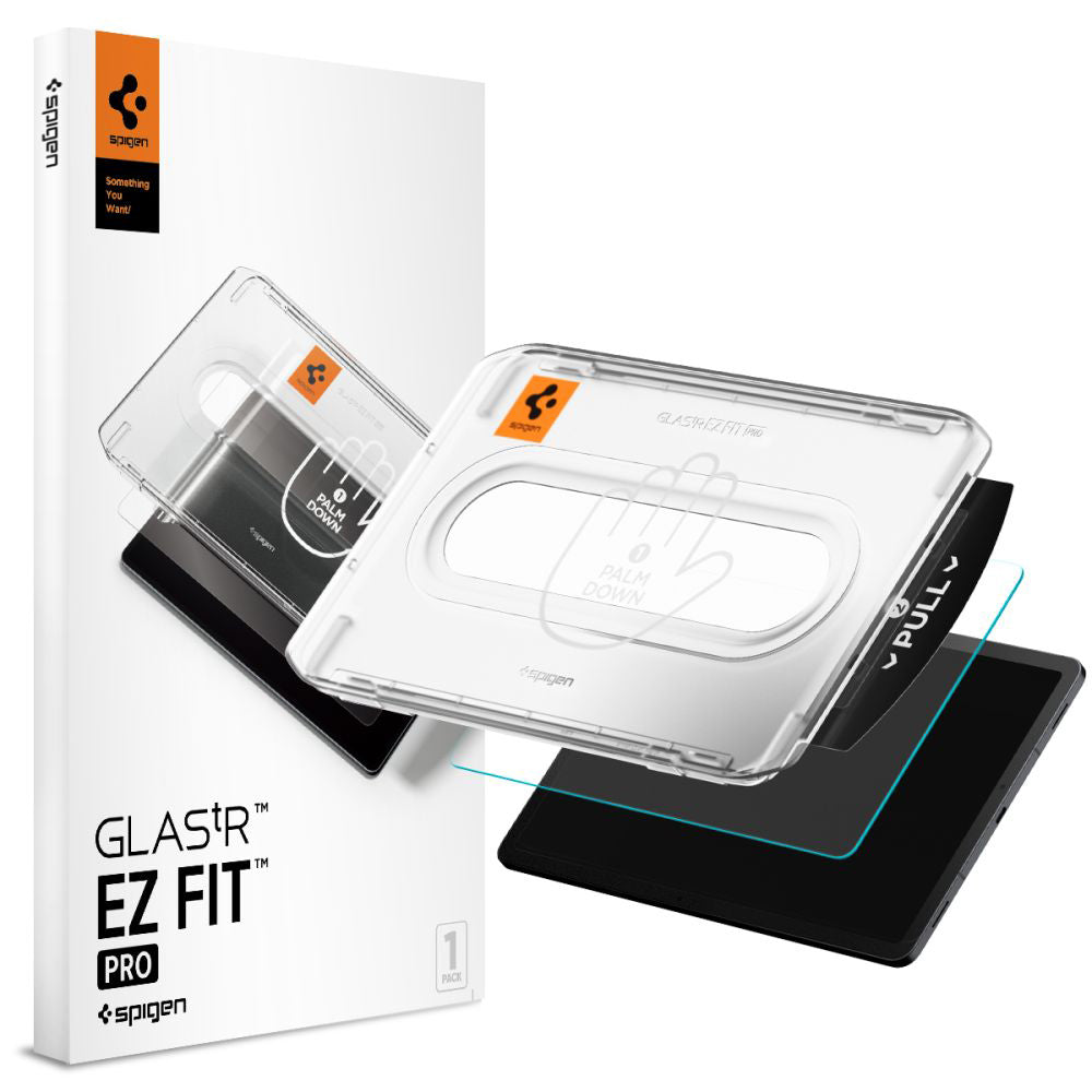 Pellicola Protettiva Schermo Spigen GlastR EZ FIT Pro per Samsung Galaxy Tab S11, Vetro Temperato, Full Glue AGL10198