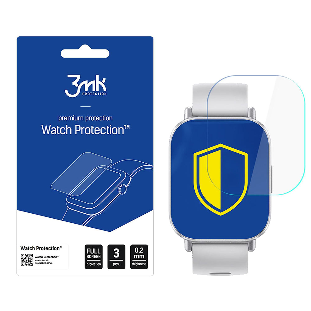 Schutzfolie 3MK FlexibleGlass für Xiaomi Redmi Watch 5 Active, Set 3 Stück, Flexibles Glas