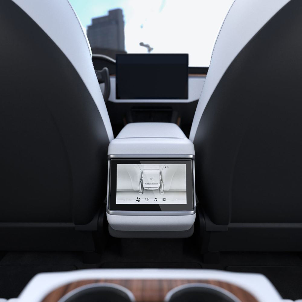 Pellicola Protettiva Spigen GlastR Slim Anti-Riflesso per Real Touchscreen Tesla X / S (2022 - 2021), Vetro Temperato, Nero