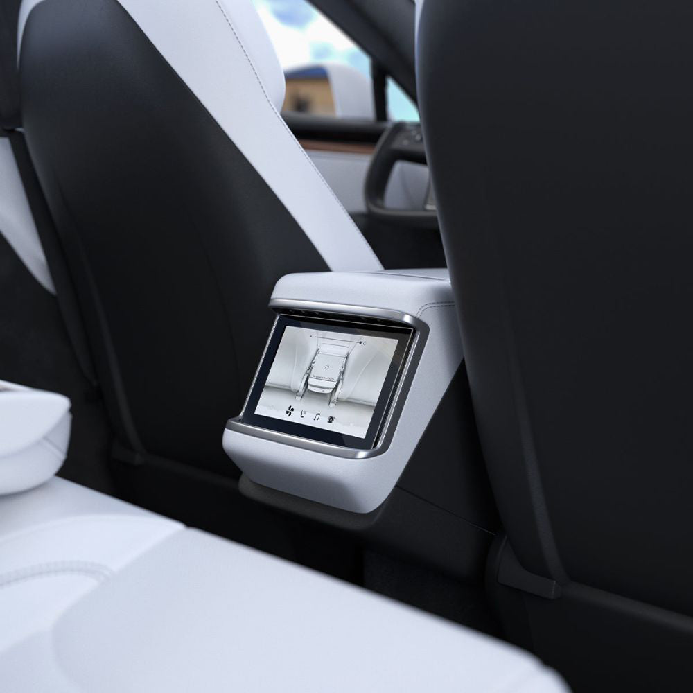 Pellicola Protettiva Spigen GlastR Slim Anti-Riflesso per Real Touchscreen Tesla X / S (2022 - 2021), Vetro Temperato, Nero