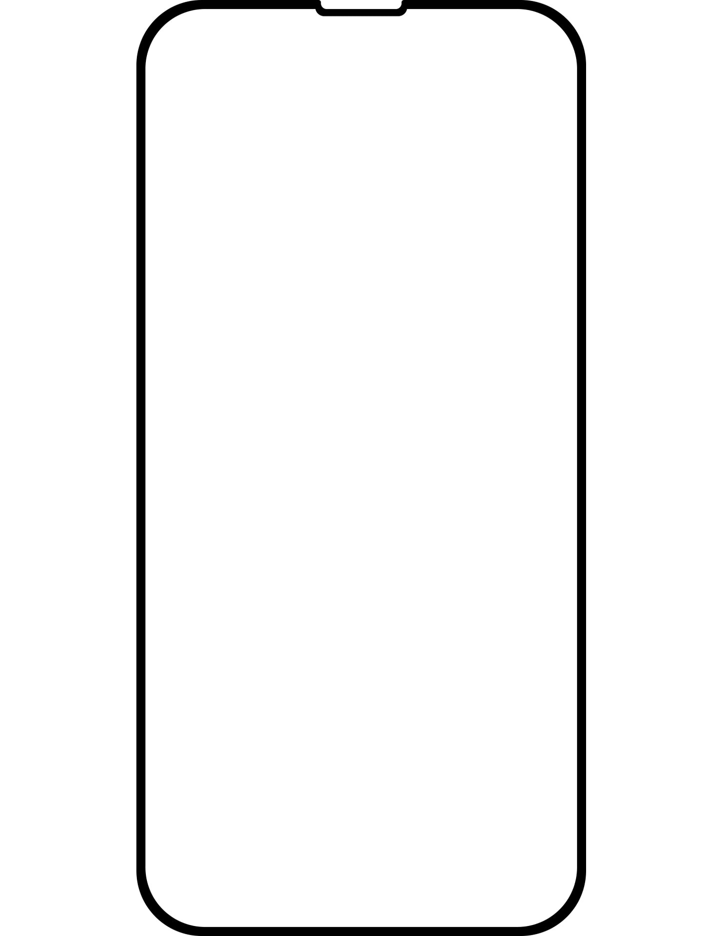 Schutzfolie OEM für Apple iPhone 13 Pro Max, gehärtetes Glas, Edge Glue, 9D, Schwarz