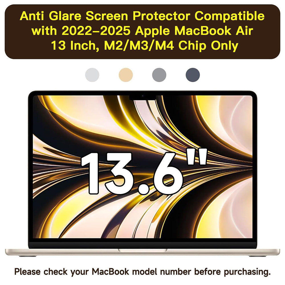 Mattfolie Anti-Blau-Licht Techsuit VisionProX für Apple MacBook Air M3 13 Zoll (2024), Kunststoff
