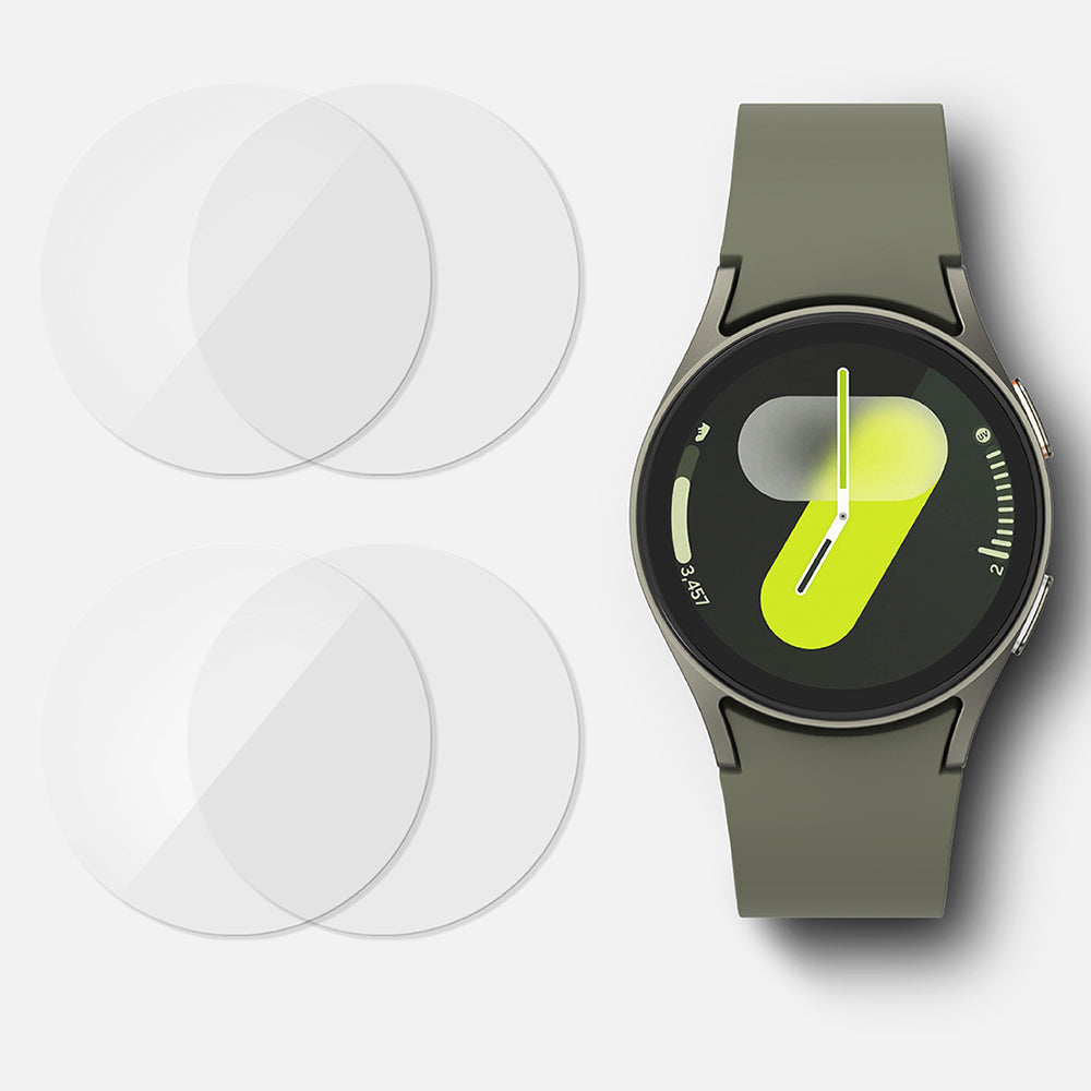 Pellicola Protettiva Ringke R6 per Samsung Galaxy Watch7 44mm, Set 4 pezzi, Vetro Temperato