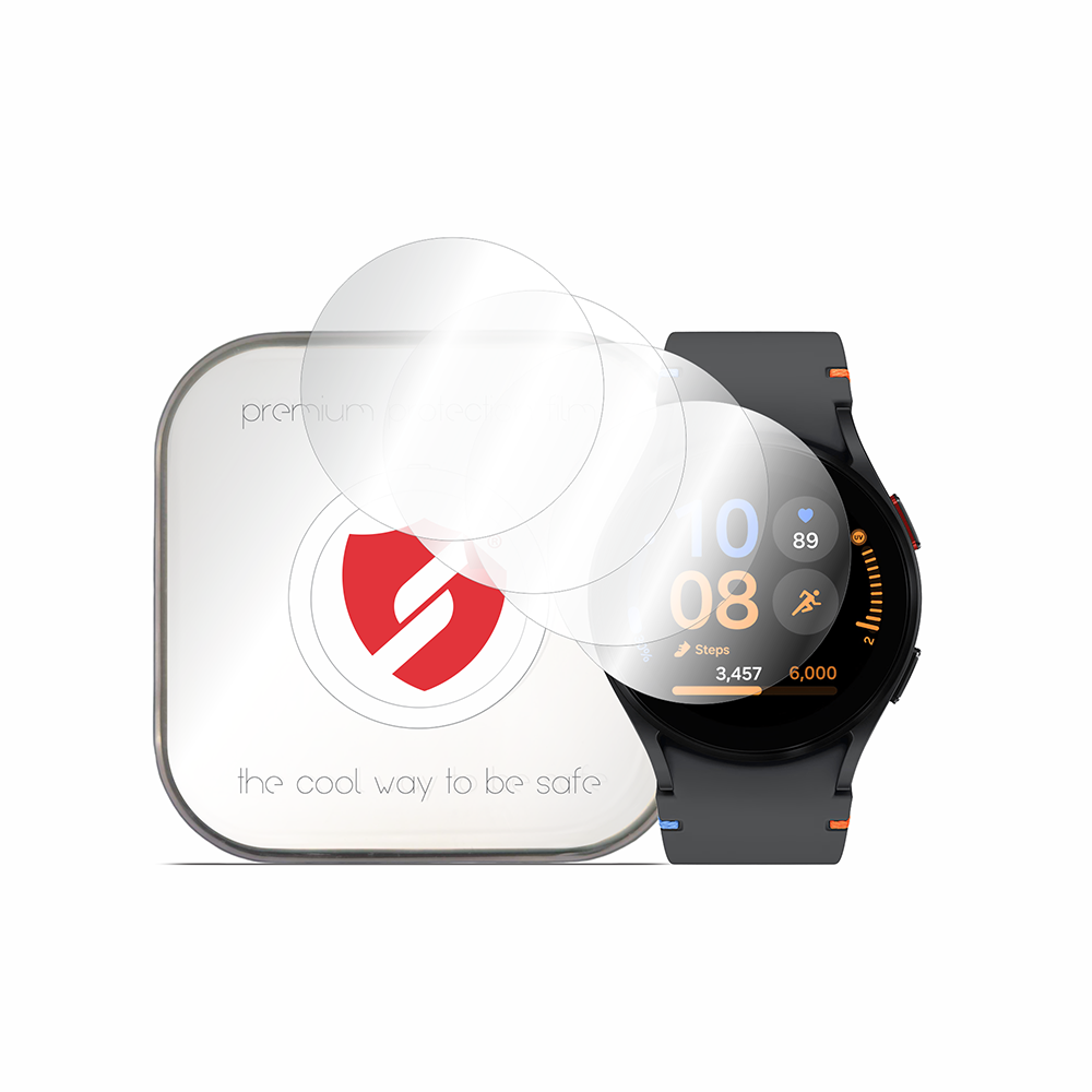 Pellicola Protettiva Smart Protection Premium Classic per Samsung Galaxy Watch FE, Set da 4 pezzi, Plastica