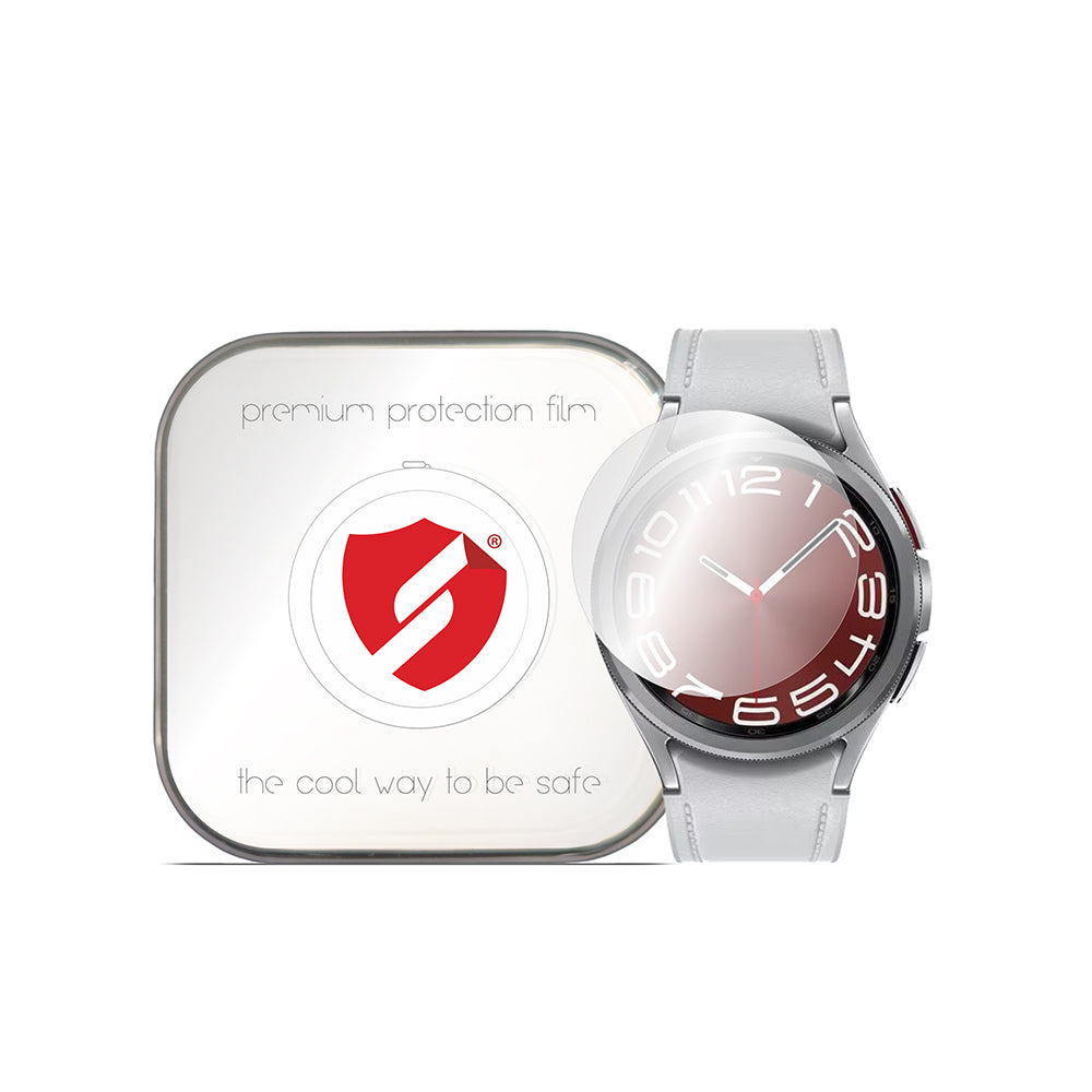 Pellicola Protettiva Smart Protection Premium Classic per Samsung Galaxy Watch6 Classic 47mm, Set da 4 pezzi, Plastica