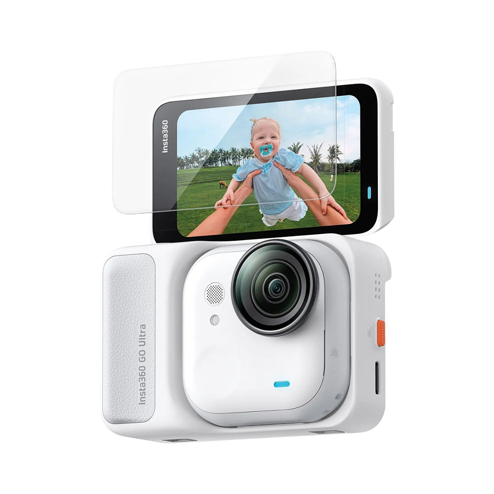 Film de Protection d'Écran Spigen GlastR Slim pour Insta360 Go Ultra, Verre Trempé, Set de 2 pièces AGL11171