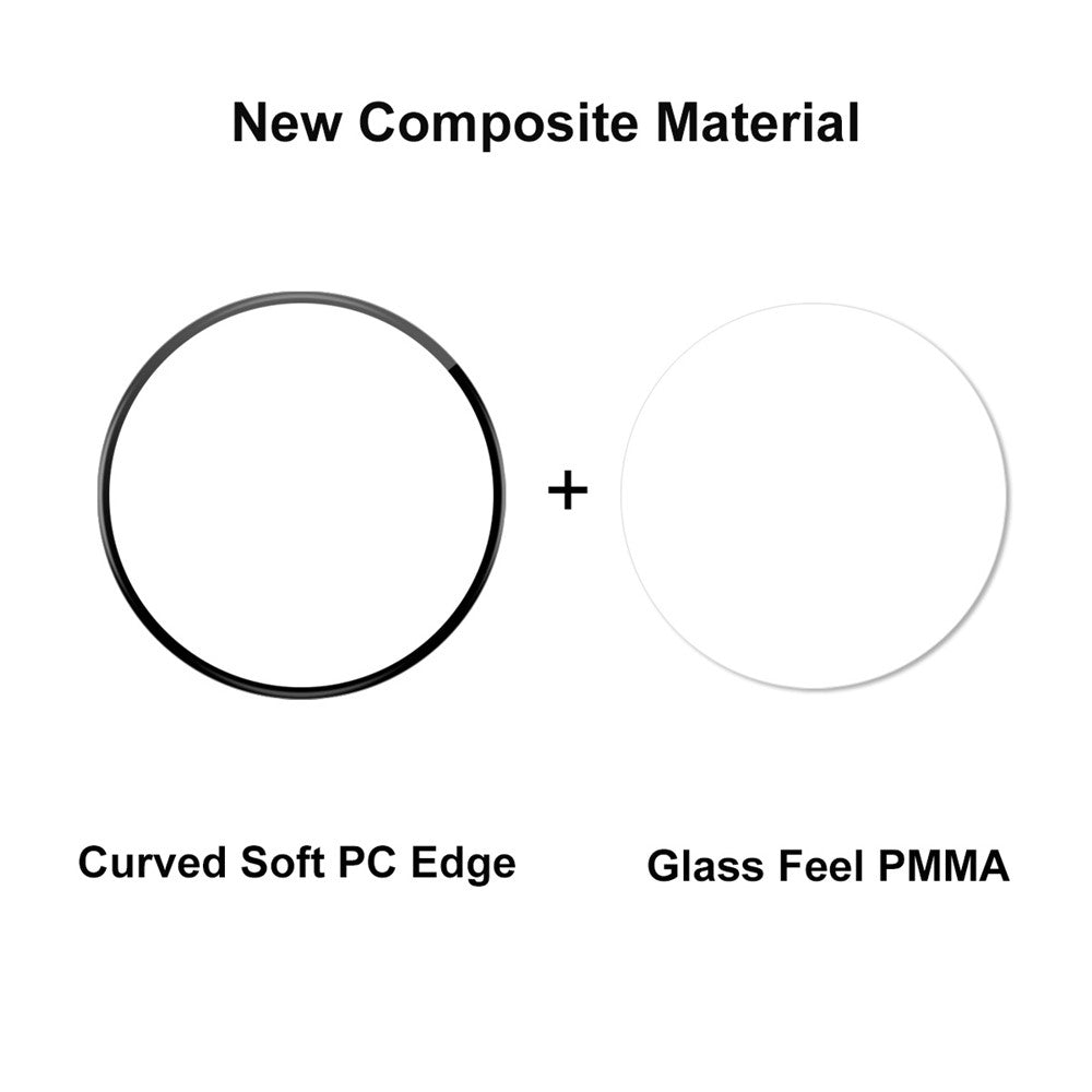 Techsuit Nano Flex Protection Film for Apple Watch Series 10 / 11 46mm, Set of 2 pieces, Plastic, Black
