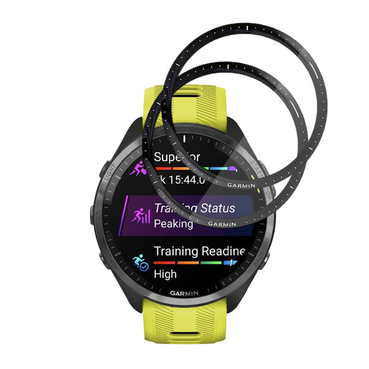 Schutzfolie Techsuit Nano Flex für Garmin Forerunner 965, Set 2 Stück, Kunststoff, Schwarz