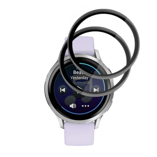 Schutzfolie Techsuit Nano Flex für Garmin Venu 4 41mm, Set 2 Stück, Kunststoff, Schwarz