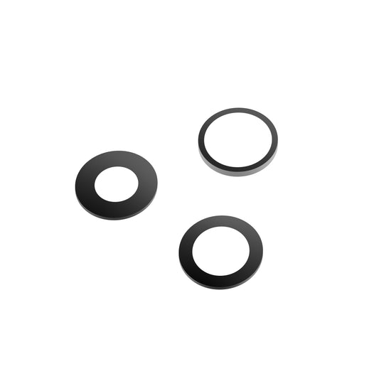 Rückseitiges Kameraglas Apple iPhone 13 Pro Max / 13 Pro, Weitwinkel + Ultraweitwinkel + Teleobjektiv, Schwarz