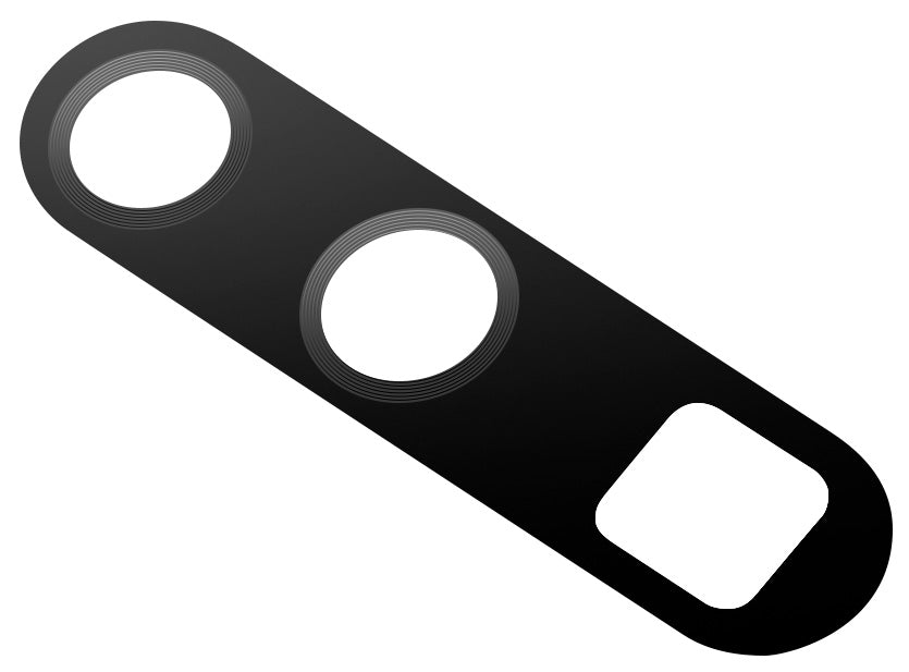 Verre de caméra arrière Huawei P30 Pro, Noir