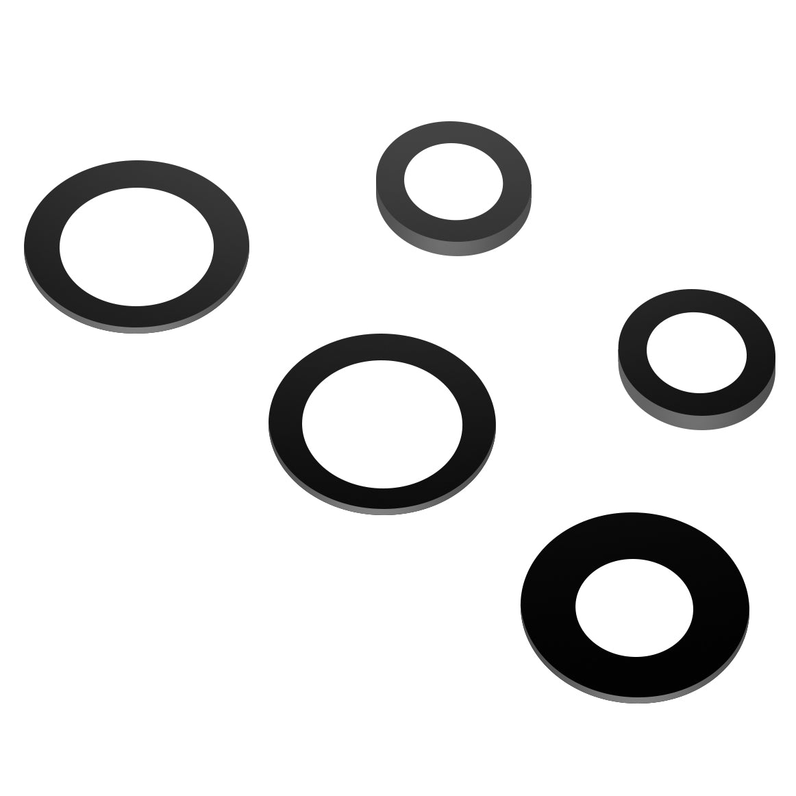 Vetro Fotocamera Posteriore Samsung Galaxy A13 A135, Wide + UltraWide + Macro + Depth + Blitz, Nero