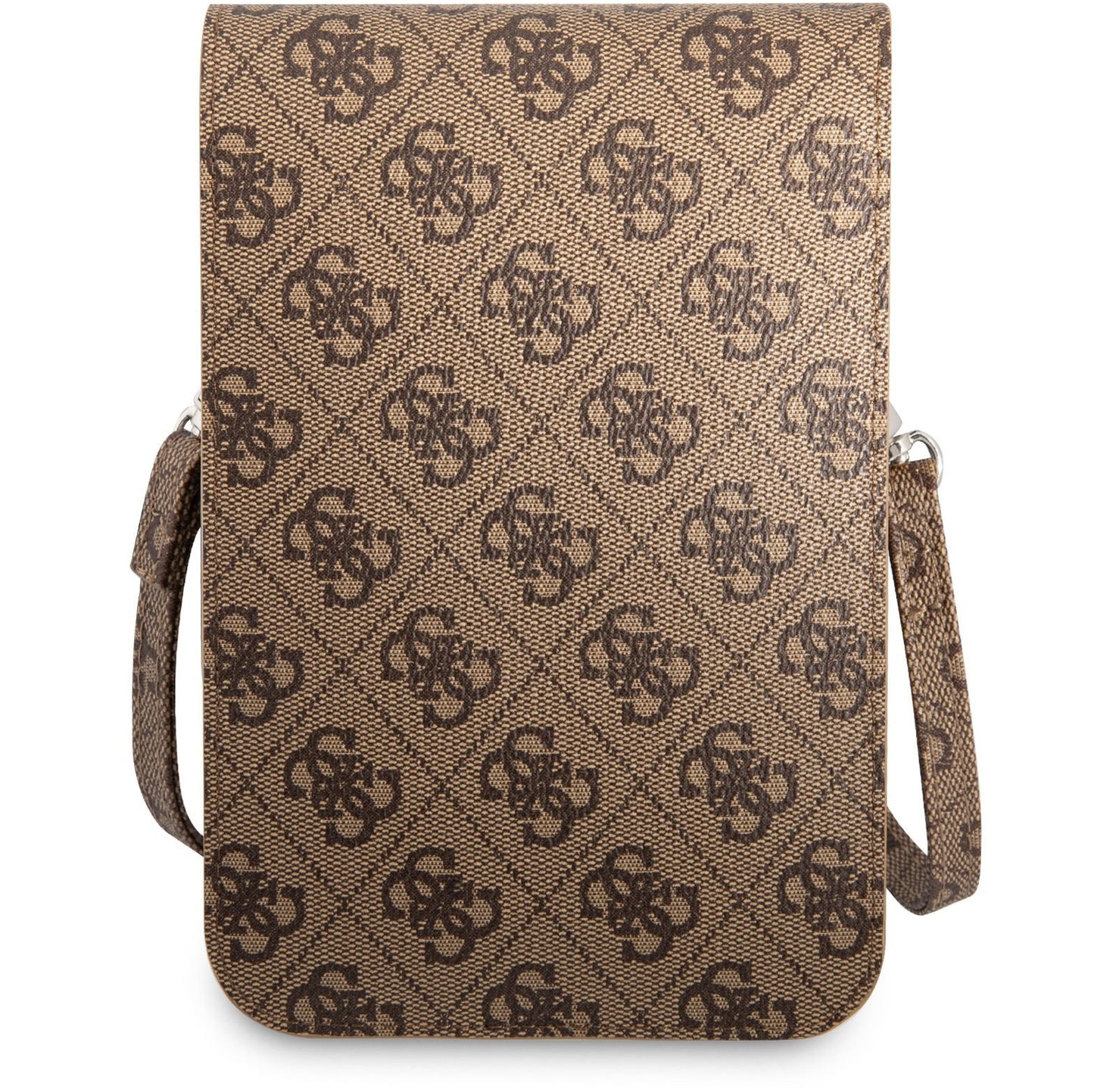 Universal Phone Bag, Guess, 4G Triangle Logo, Brown