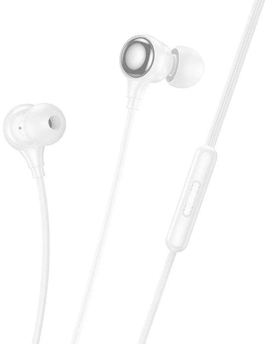 Handsfree 3.5mm HOCO M116, Blanc