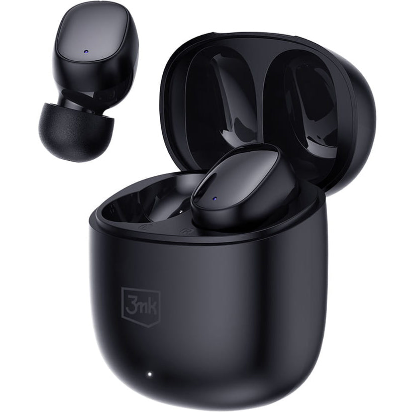 Écouteurs Bluetooth sans fil 3MK FlowBuds, TWS, Noir