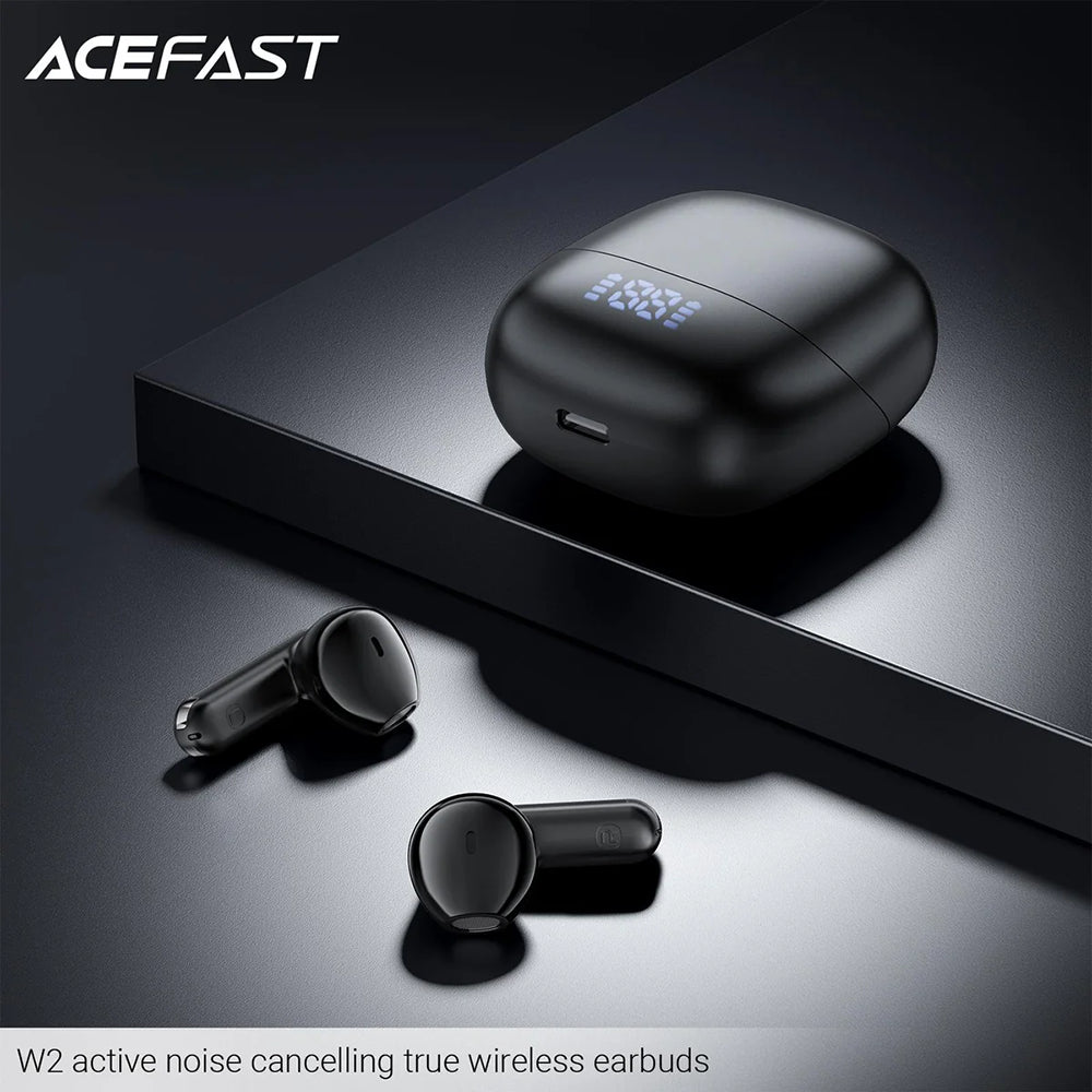 Kit mains libres Bluetooth Acefast W2, TWS, Noir