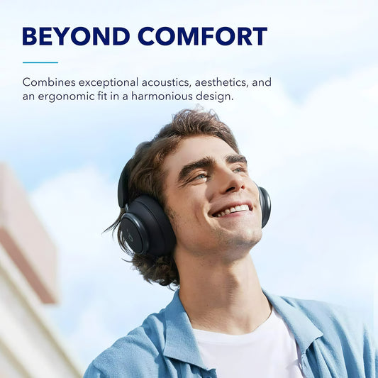 Vivavoce Bluetooth Anker SoundCore Space Q45, Multipoint, A2DP, ANC, nero A3040G11