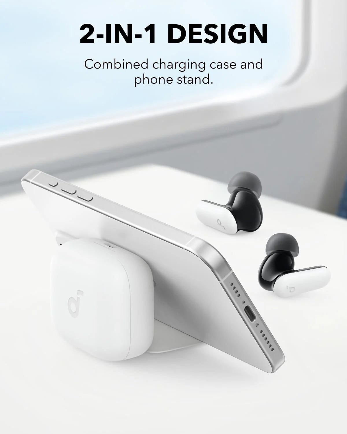 Handsfree Bluetooth Anker SoundCore P30i, TWS, ANC, Blanc A3959321