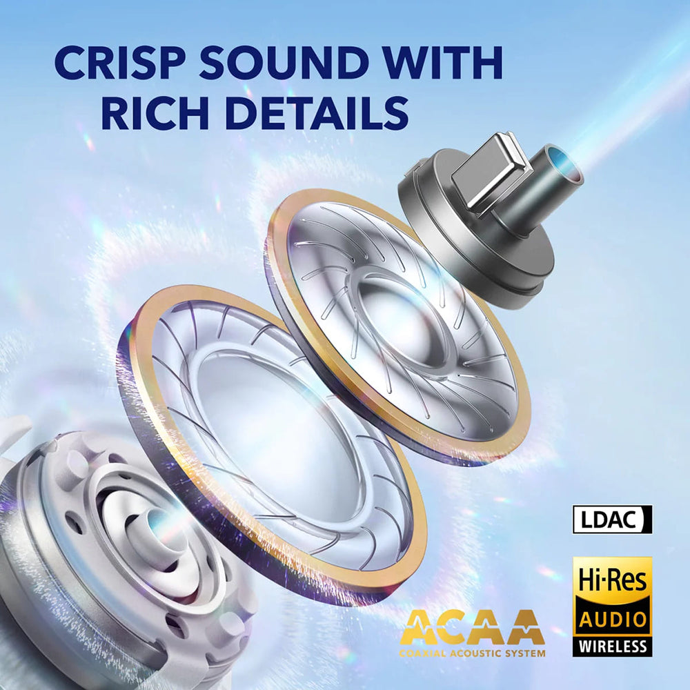 Handsfree Bluetooth Anker SoundCore Liberty 4, TWS, ANC, Bianco A3953G21