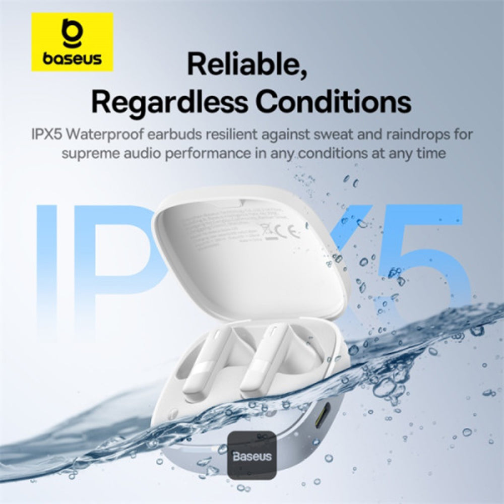 Handsfree Bluetooth Baseus Bowie E20, TWS, Bianco A00069700223-00