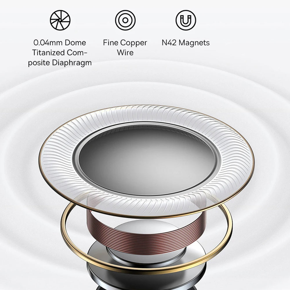 Kit mains libres Bluetooth Baseus Bowie M2, TWS, Blanc A00024000221-Z1