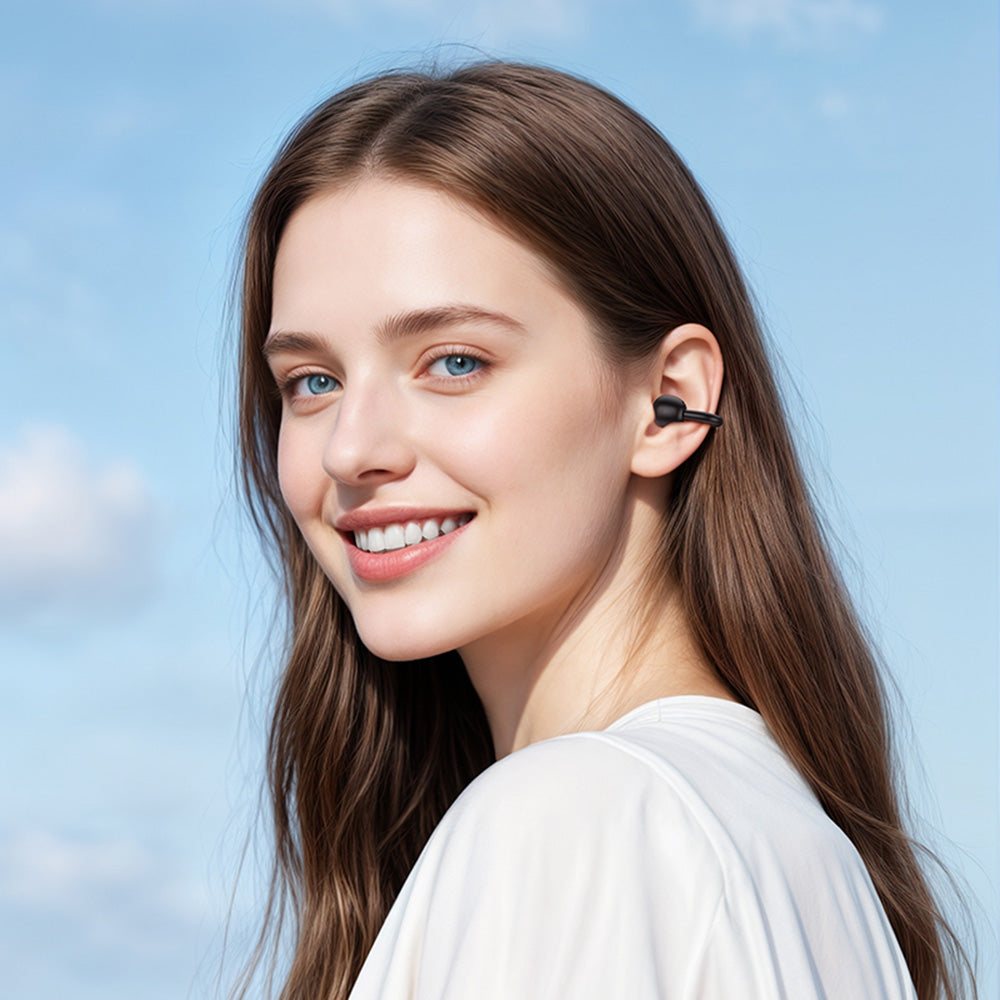 Kit mains libres Bluetooth Borofone FQ14 Joy, TWS, Noir
