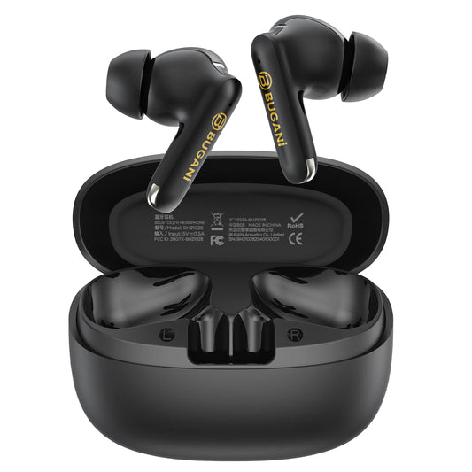 Kit mains libres Bluetooth Bugani Freebuds B20, TWS, ANC, Noir