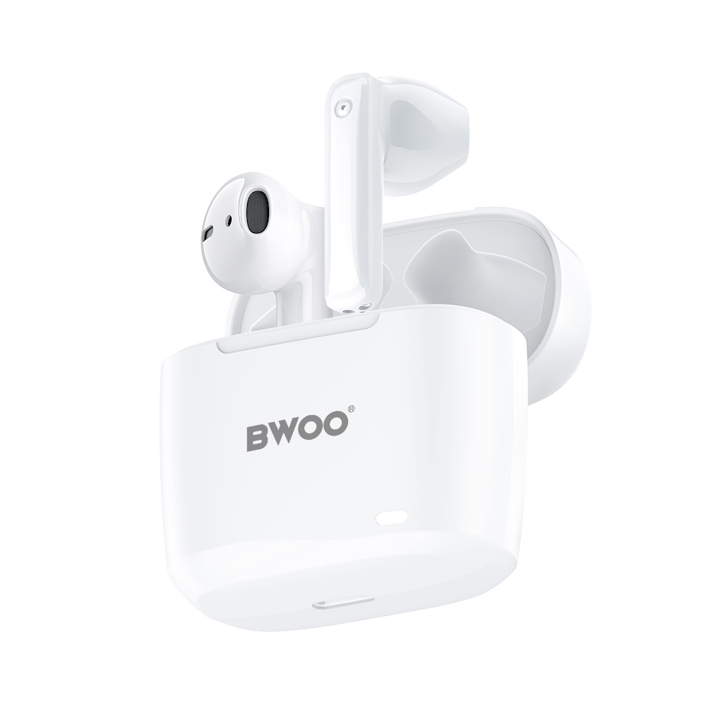 Casque Bluetooth BWOO BW94, TWS, Blanc
