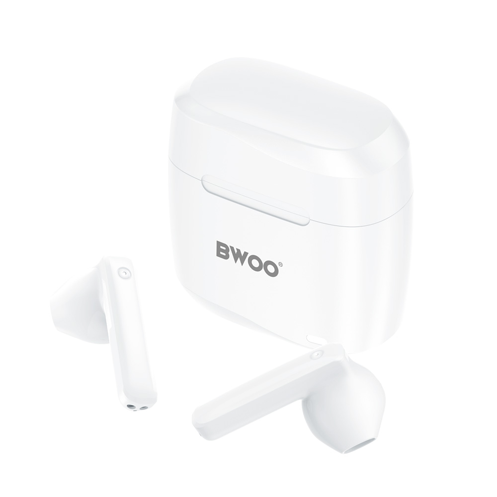 Casque Bluetooth BWOO BW94, TWS, Blanc