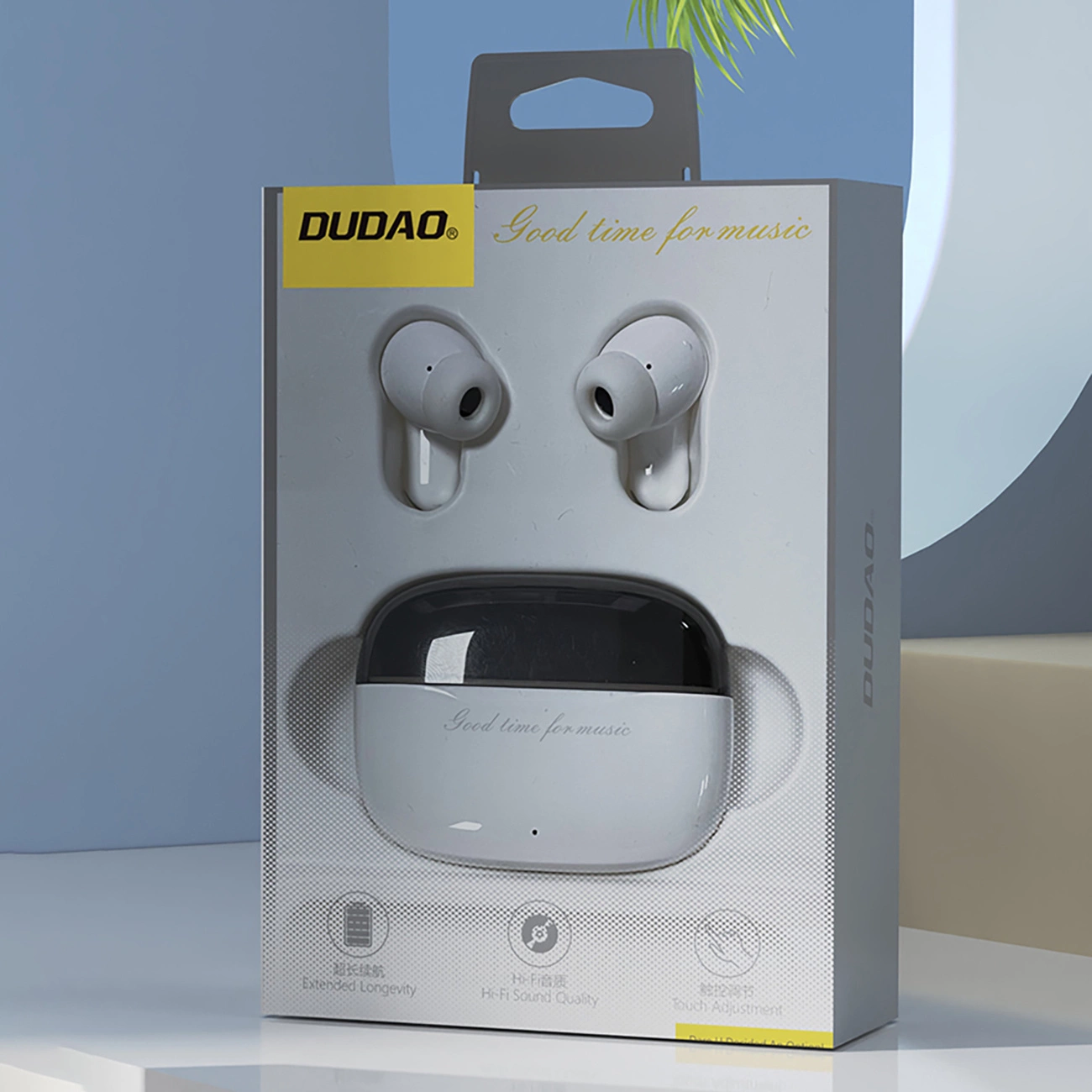 Auricolare Bluetooth Dudao U8 Pro, TWS, Bianco
