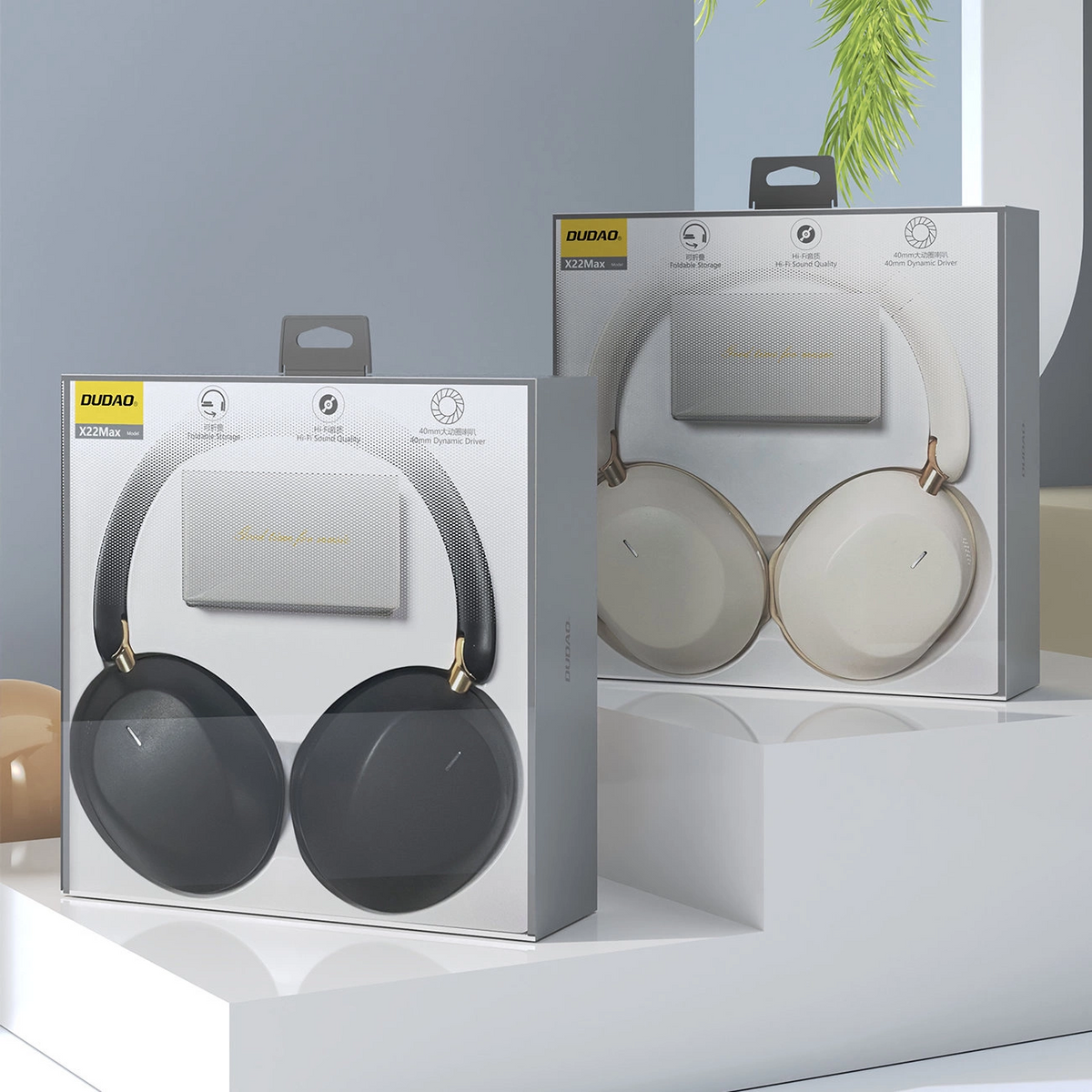 Bluetooth-Freisprecheinrichtung Dudao X22 Max, A2DP, ANC, Schwarz
