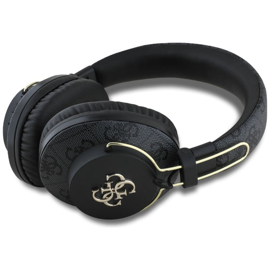 Auricolare Bluetooth Guess 4G con logo in metallo, A2DP, Nero