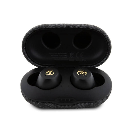 Écouteurs Bluetooth Guess 4G Metal, TWS, Noir