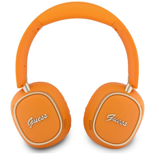 Auricolare Bluetooth Guess Rectangle Metal Script, A2DP, Arancione