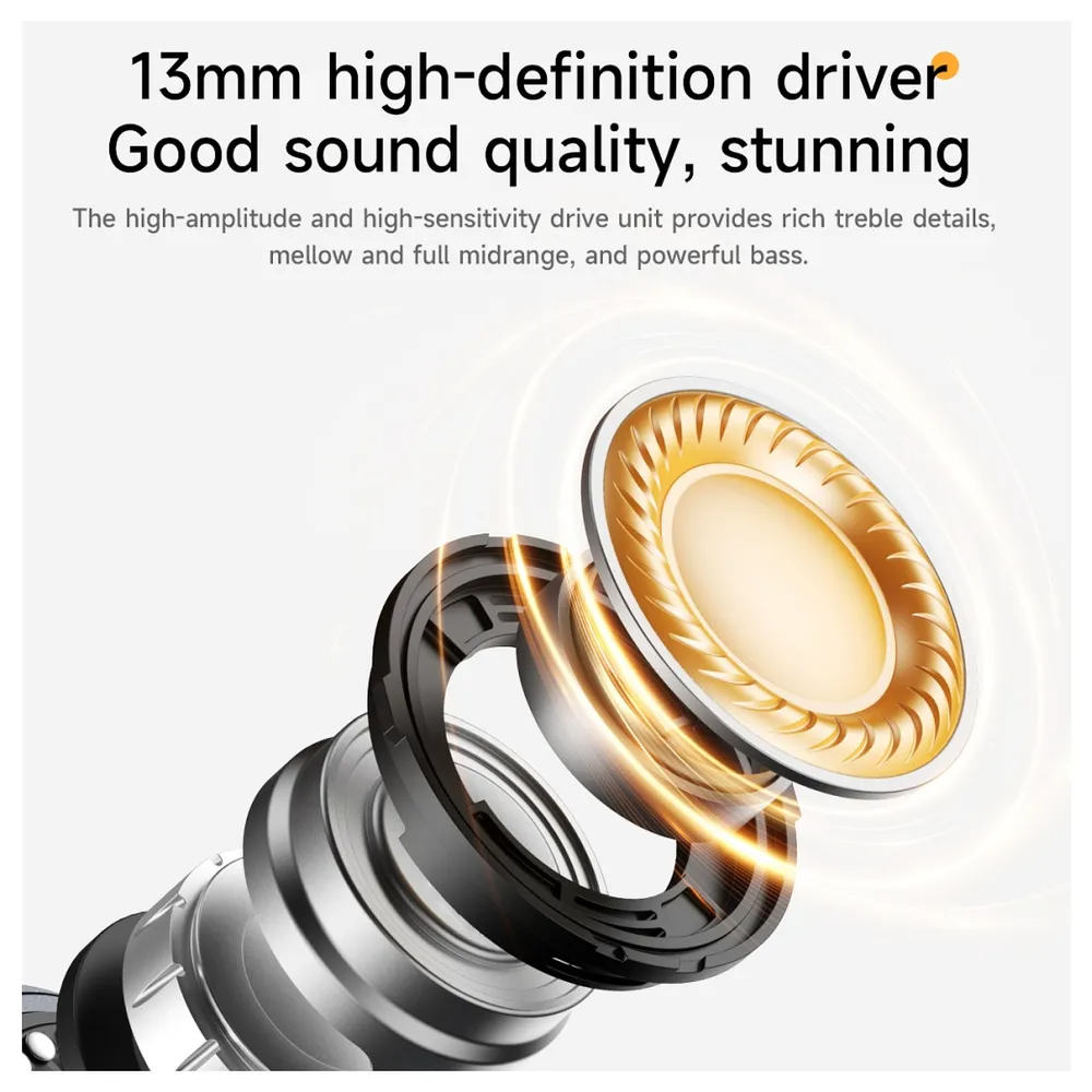 Kit mains libres Bluetooth HOCO EA8, TWS, Blanc