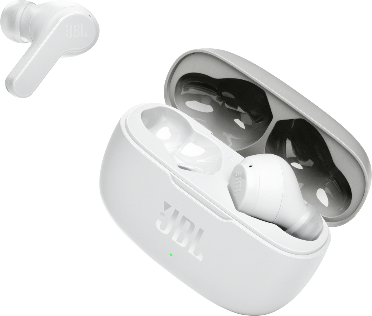 Kit mains libres Bluetooth JBL Wave 200TWS, TWS, Blanc