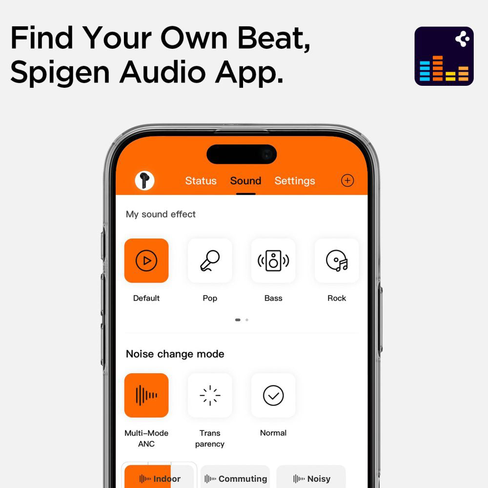 Kit mains libres Bluetooth Spigen SA2400, TWS, ANC, Noir