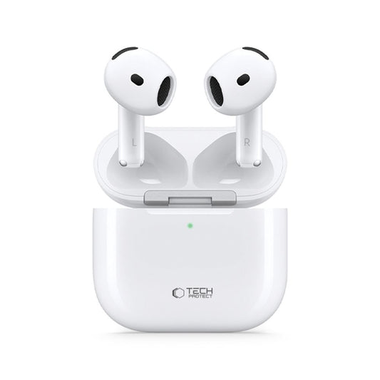 Mains libres Bluetooth Tech-Protect Ultraboost Core 2, TWS, blanc