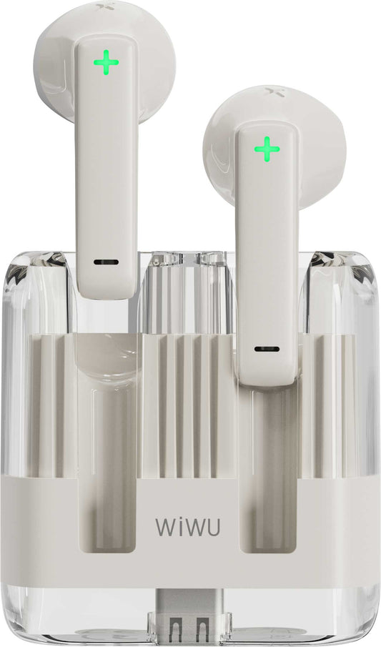 Vivavoce Bluetooth WiWu T21, TWS, bianco