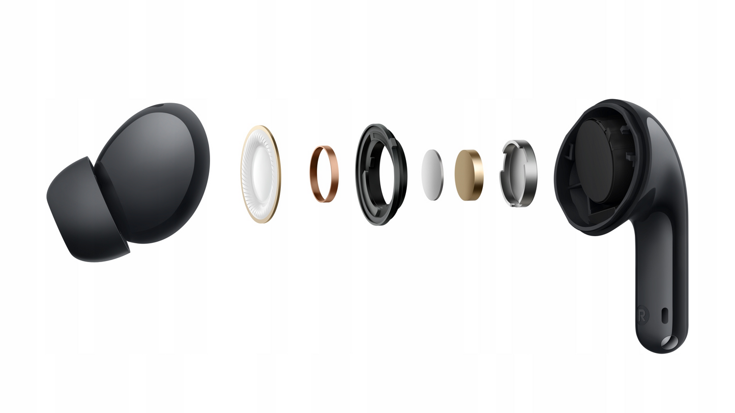 Handsfree Bluetooth Xiaomi Redmi Buds 8 Lite, TWS, ANC, MultiPoint, Schwarz BHR08OMGL