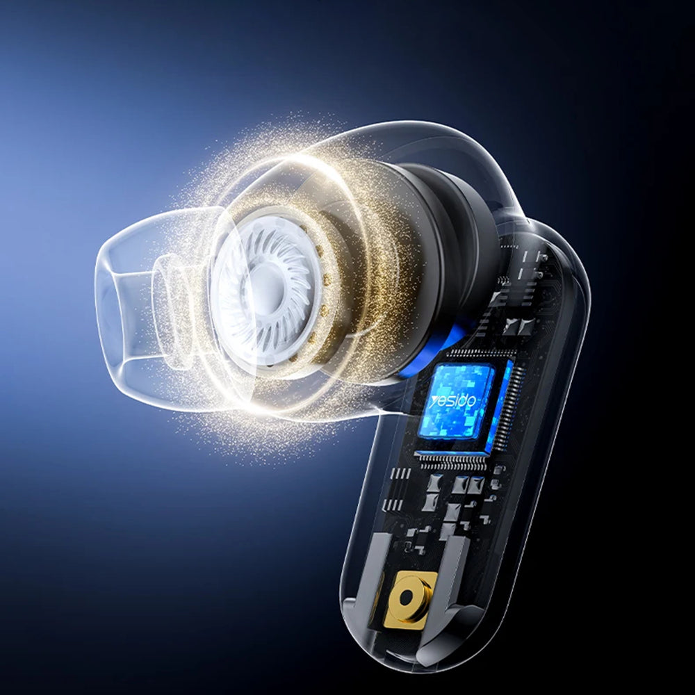 Auricolare Bluetooth Yesido TWS38, TWS, Bianco