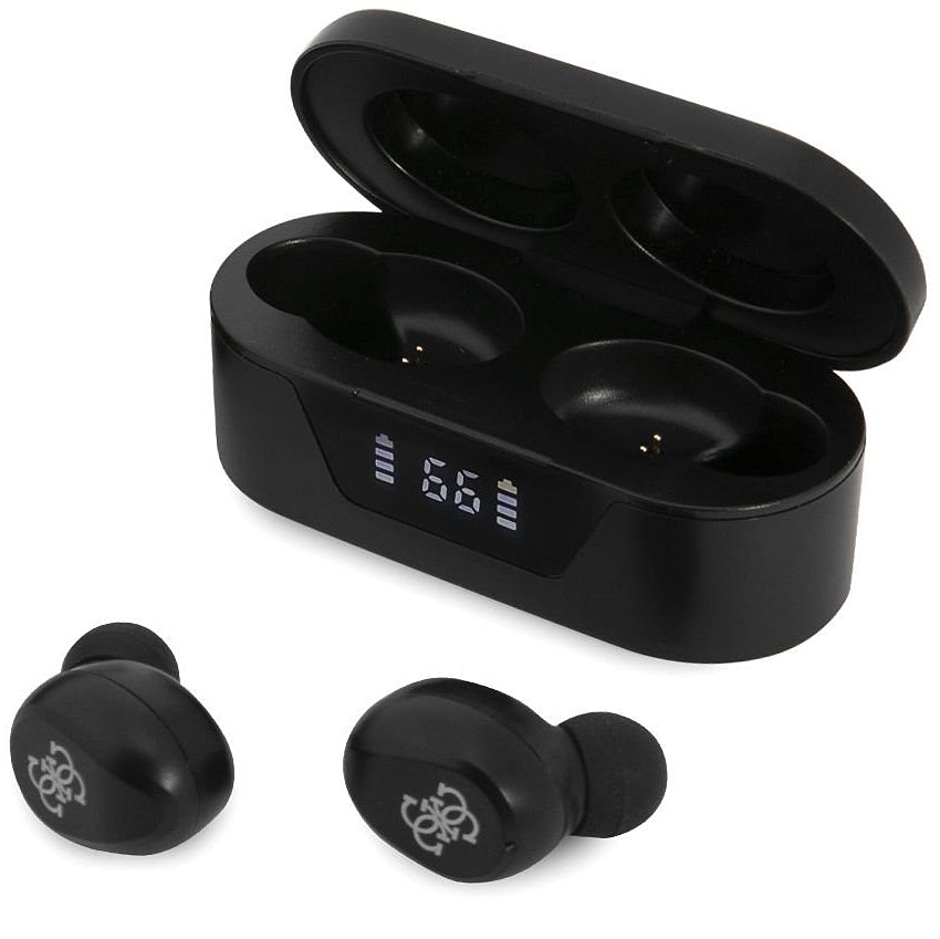 Auricolari Bluetooth Guess Classic Logo, TWS, Nero