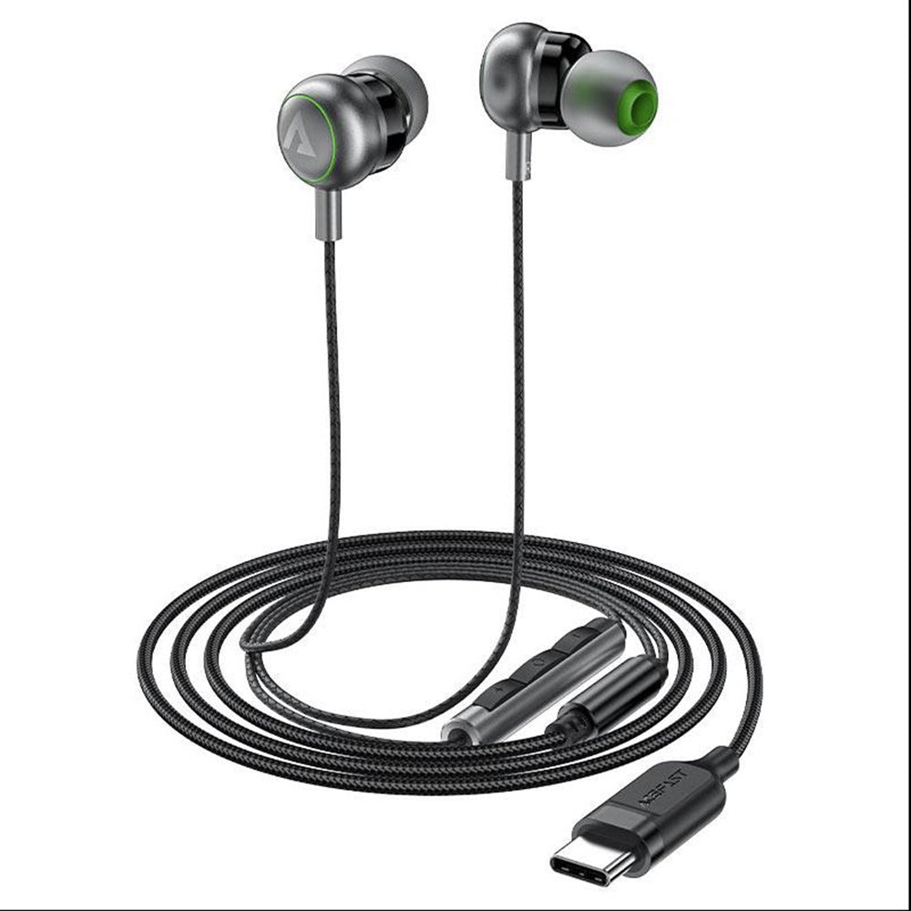 Handsfree USB-C Acefast L5, Nero