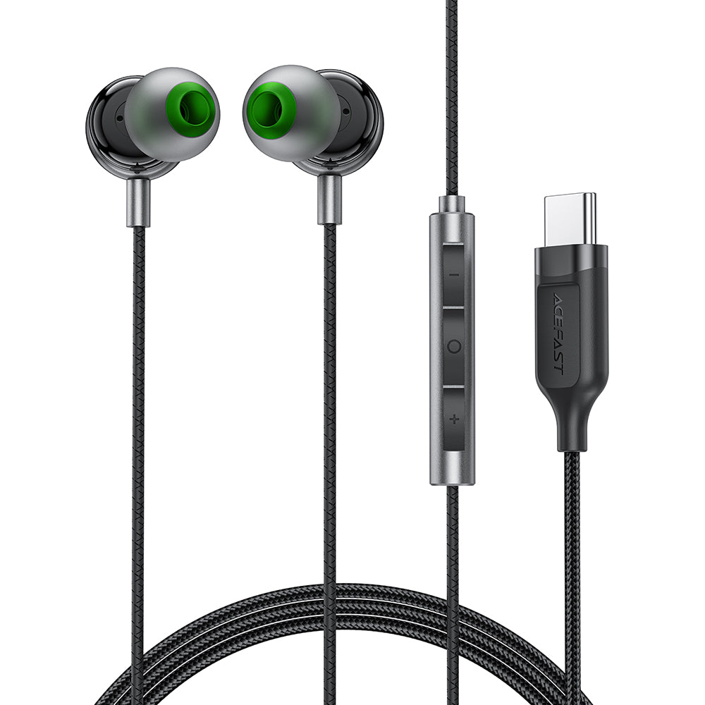 Handsfree USB-C Acefast L5, Nero