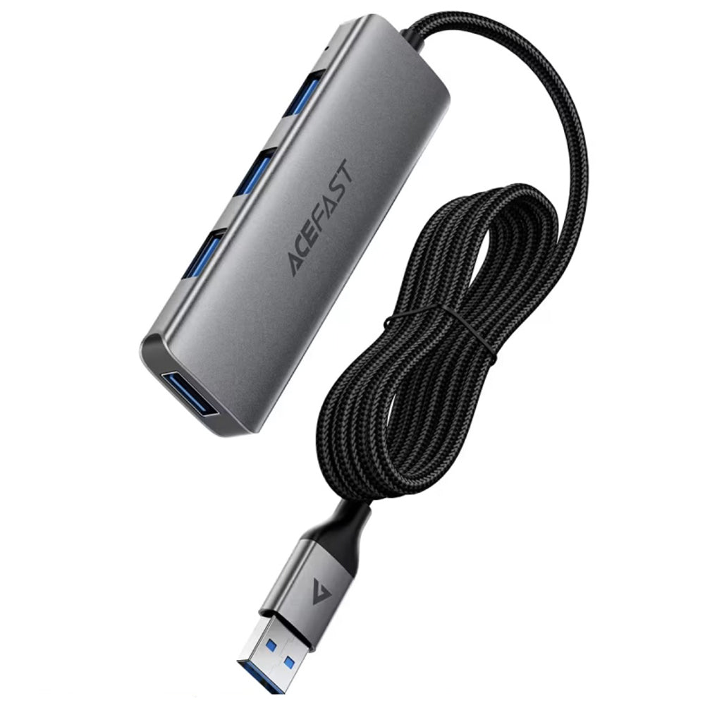 USB-Hub Acefast J17, 4in1, Grau